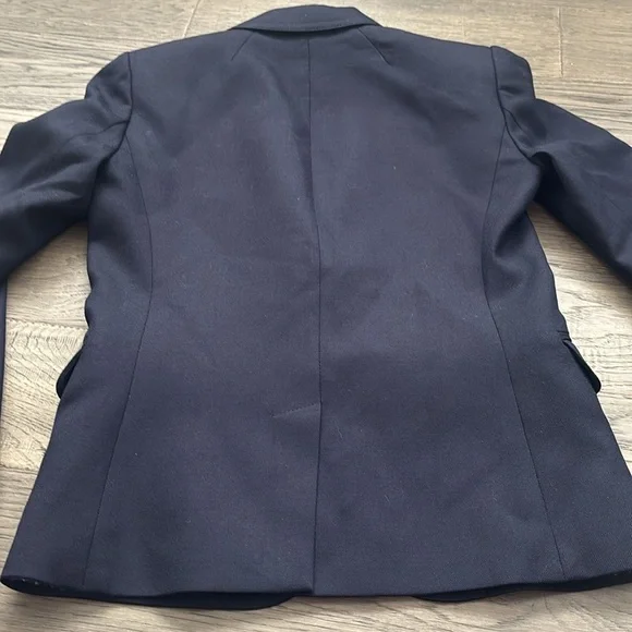 J.Crew | Classic School Boy Wool Blazer in Navy With Gold Buttons Size 00 - Picture 14 of 14